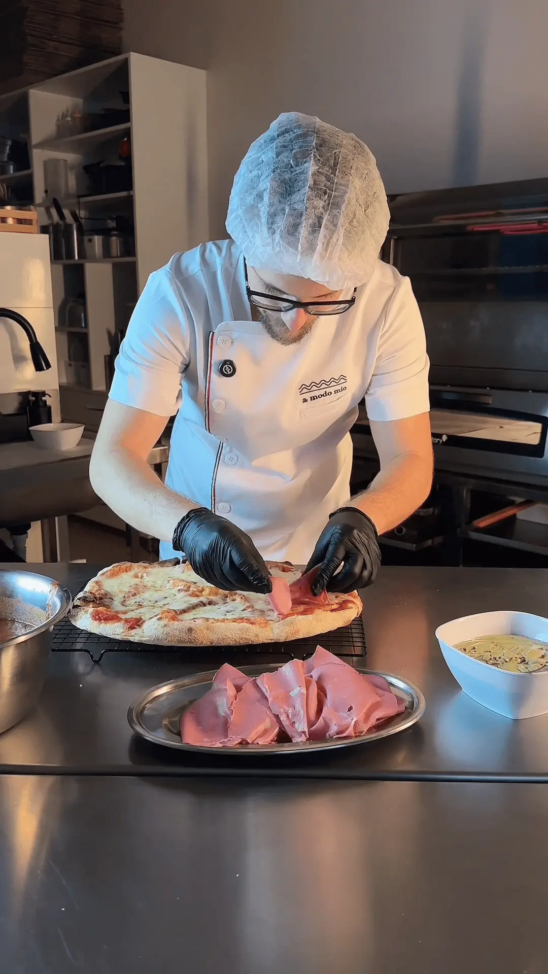 Pizza artesanal A Modo Mio